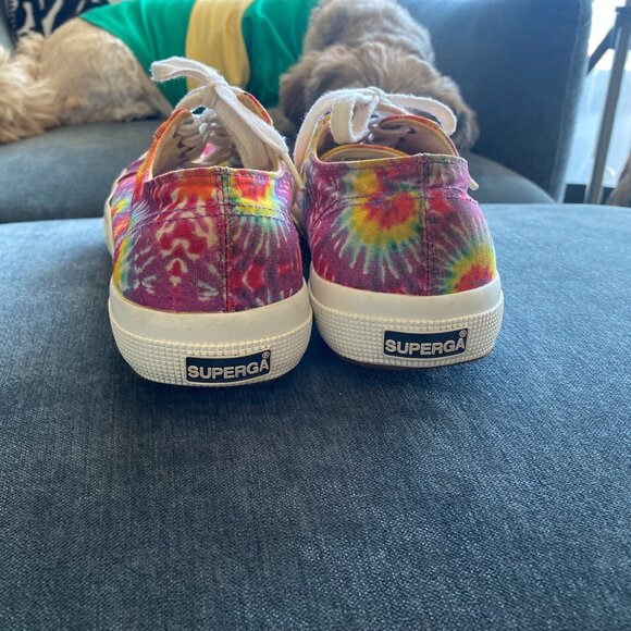 Superga Cotu 2750 Sneakers, Tie Dye, Size 41/9.5 - Picture 4 of 14